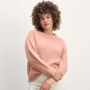 Everlane Cocoon Crew Sweater in Alpaca Wool- XL
